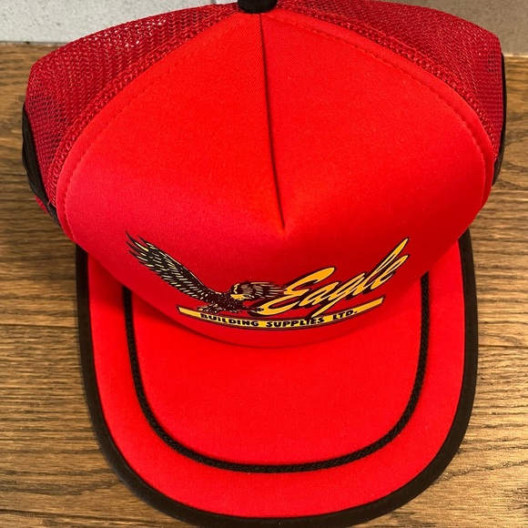 Vintage Headline Headwear Eagle Supplies LTD. Snap Back Hat - Picture 2 of 7